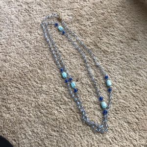 Long beaded necklace!